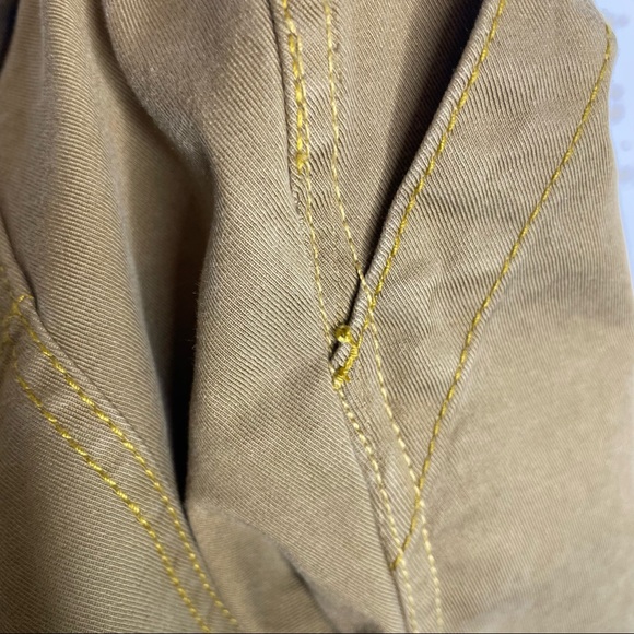 Cabi | Discovery Trouser Paperbag Tie Waist Chino Pants Tan Size 4 - Picture 14 of 15